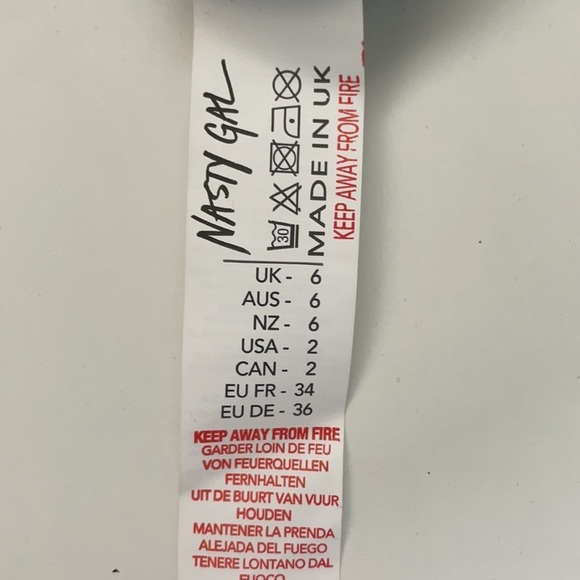 Nasty Gal Ruffle Midi Dress Size 2 - Picture 7 of 11